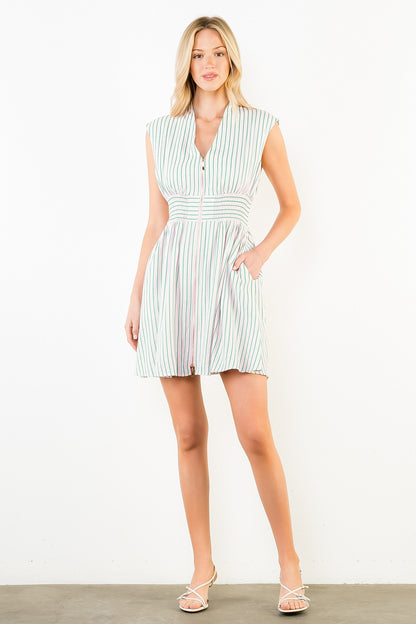 Stripe Dress - Pink
