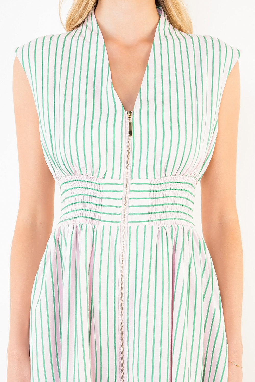 Stripe Dress - Pink