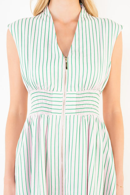 Stripe Dress - Pink