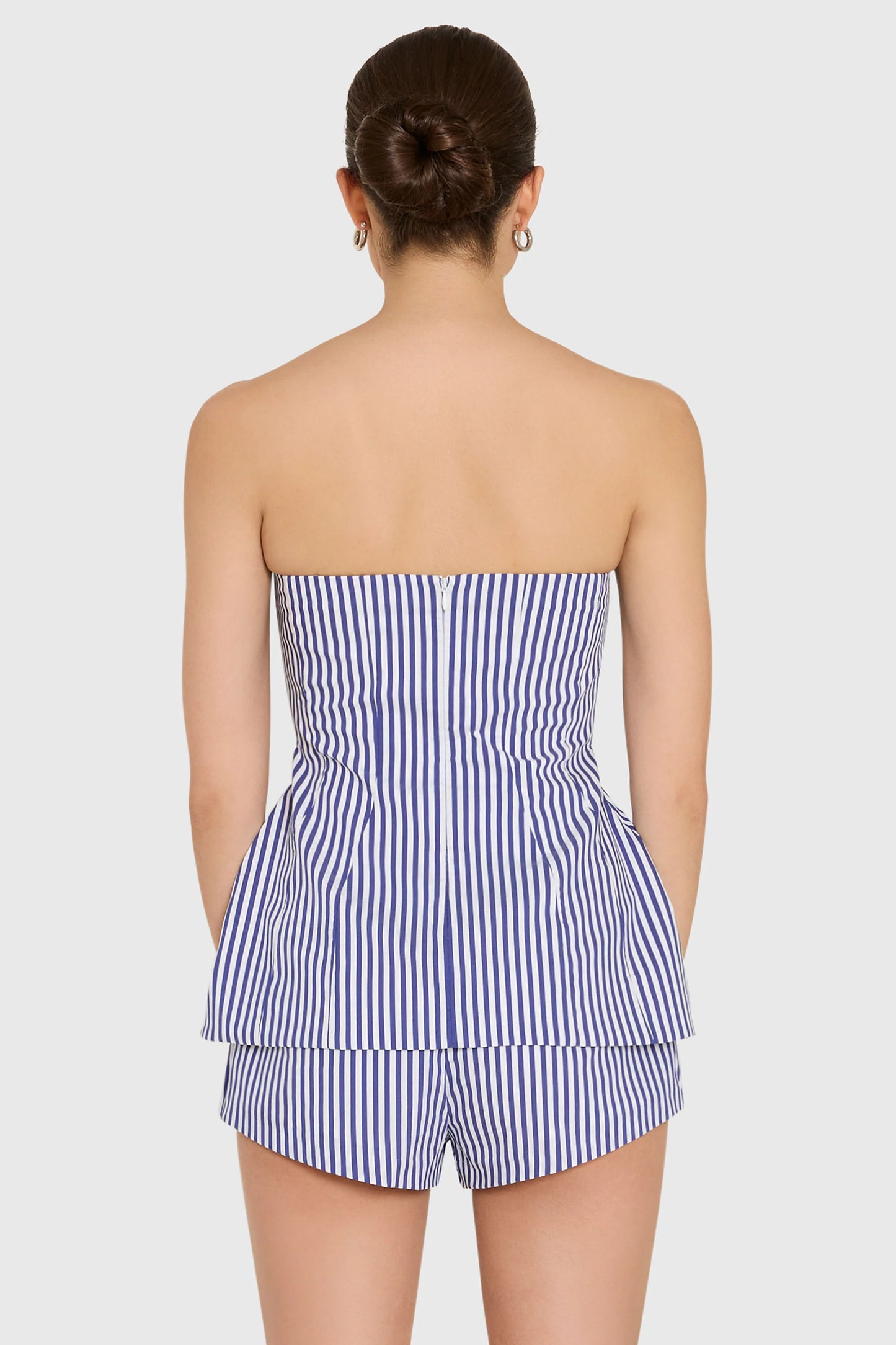 Linda Top in Bayhaven Stripe - Blue Ivory