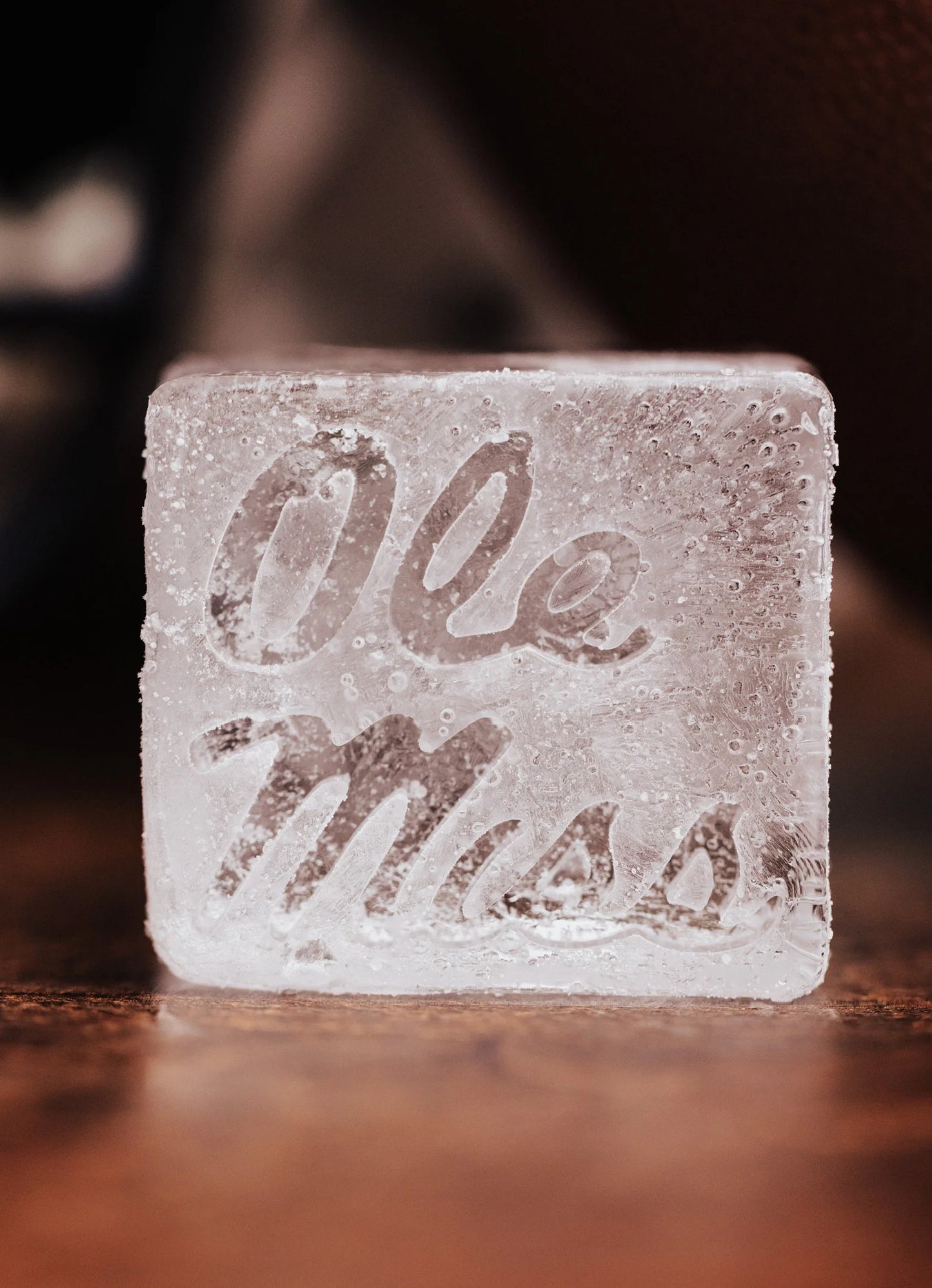 Large Ole Miss - Script Ice Mold