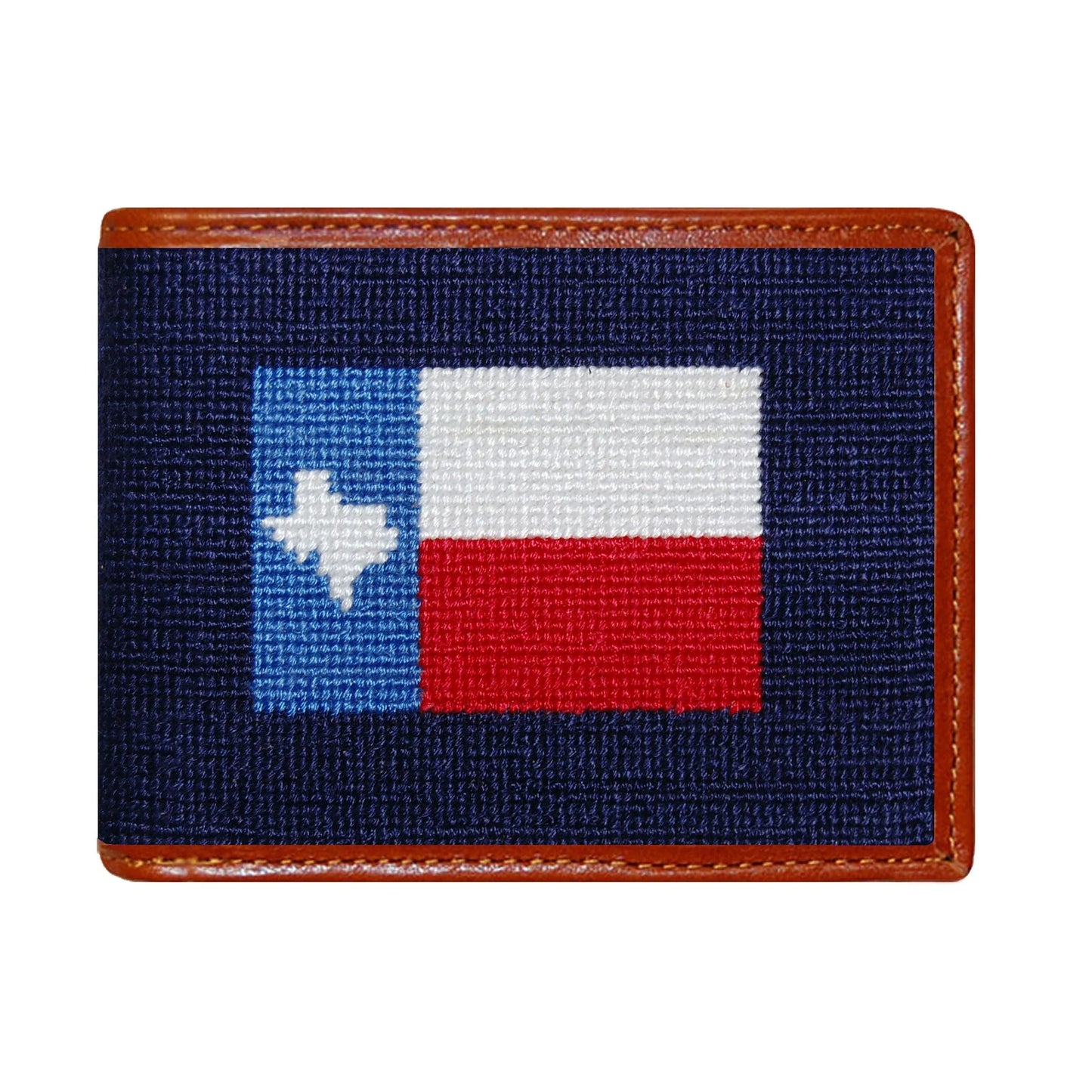 Texas Flag Needlepoint Bi-Fold Wallet - Spinout