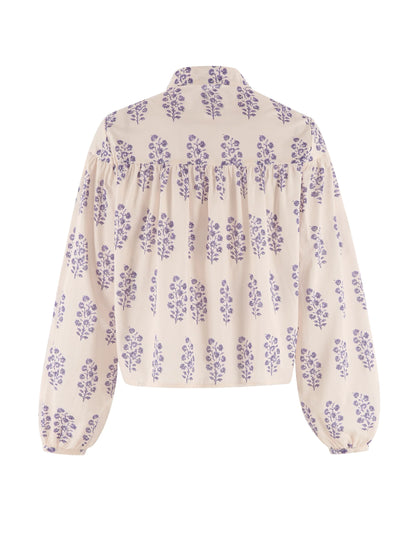 The Logan Shirt - Lilac Print