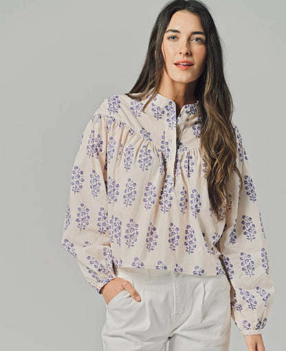 The Logan Shirt - Lilac Print