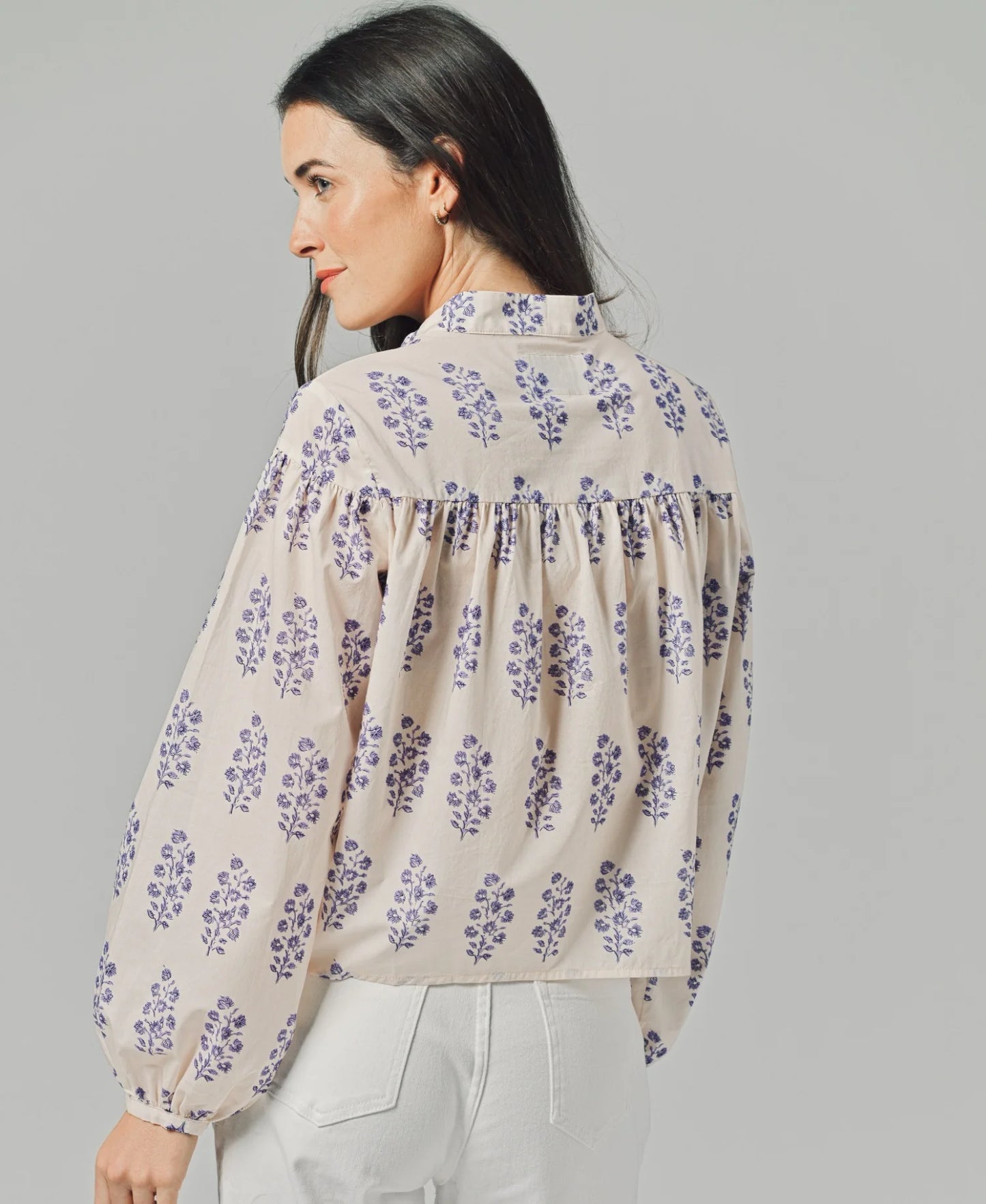 The Logan Shirt - Lilac Print
