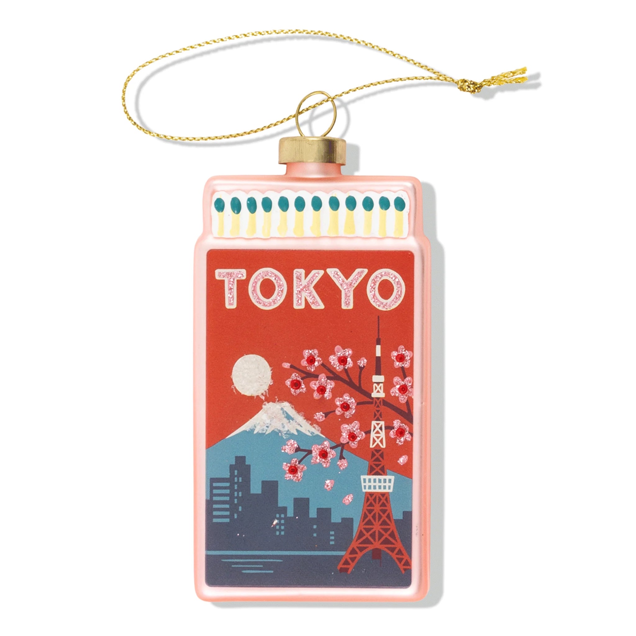 Matchbook Ornament - Tokyo
