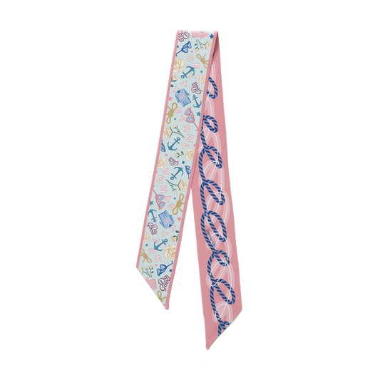 Saturday Silks - Delta Gamma Skinny Scarf