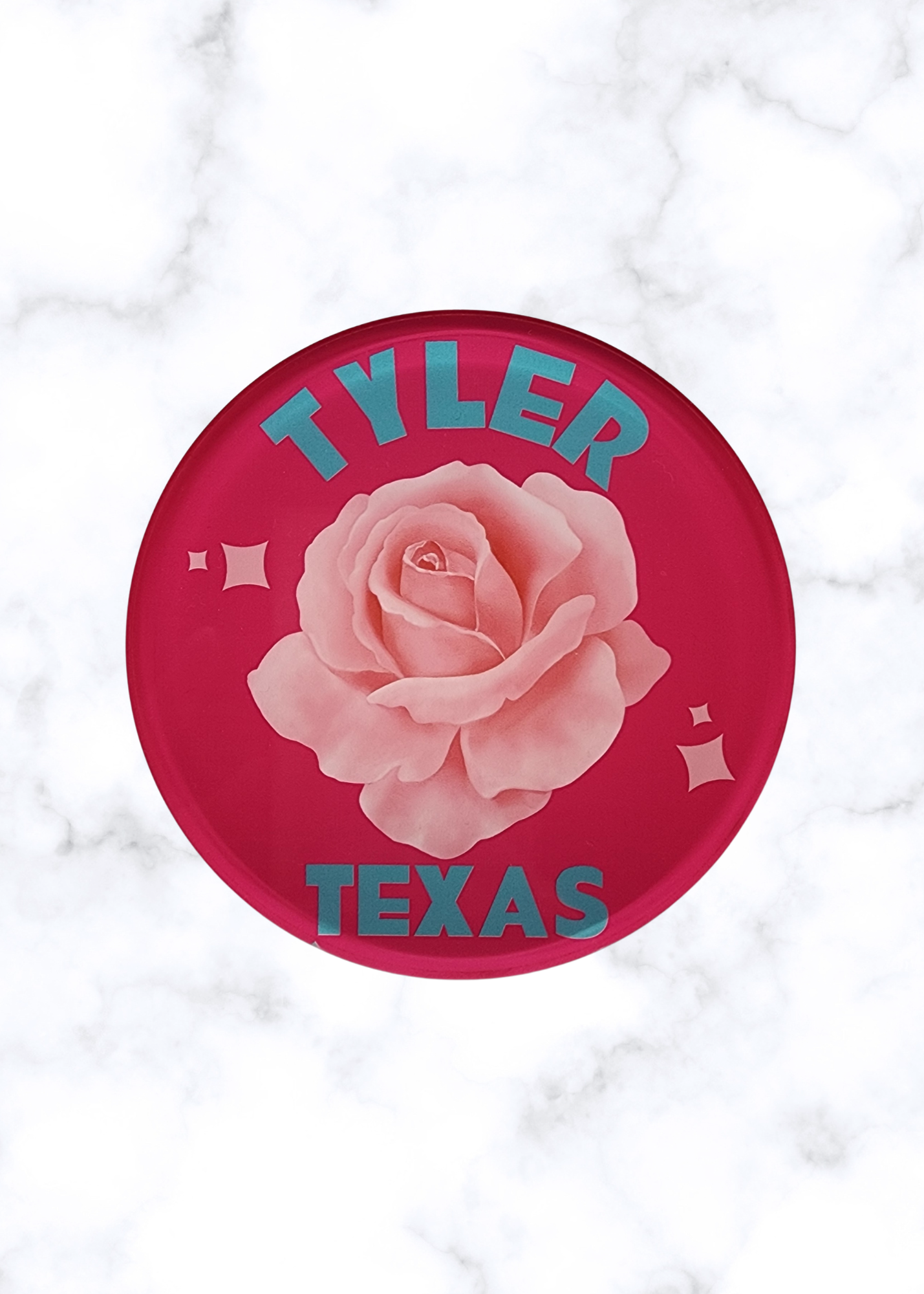 Tyler, Texas Coaster | Magenta