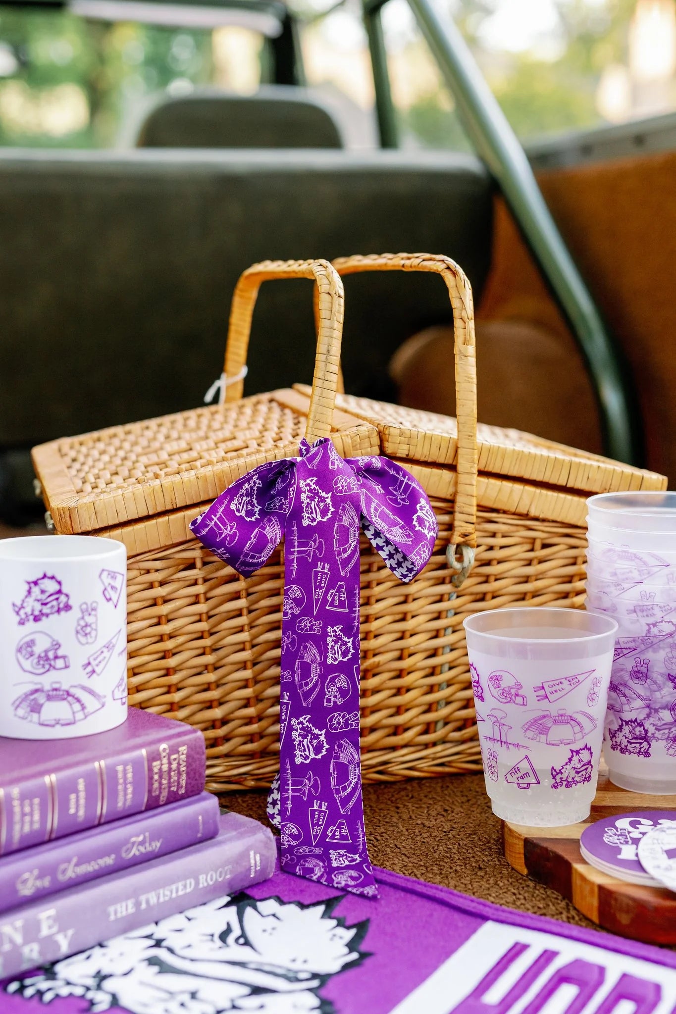 TCU Shatterproof Cups - Set of 8