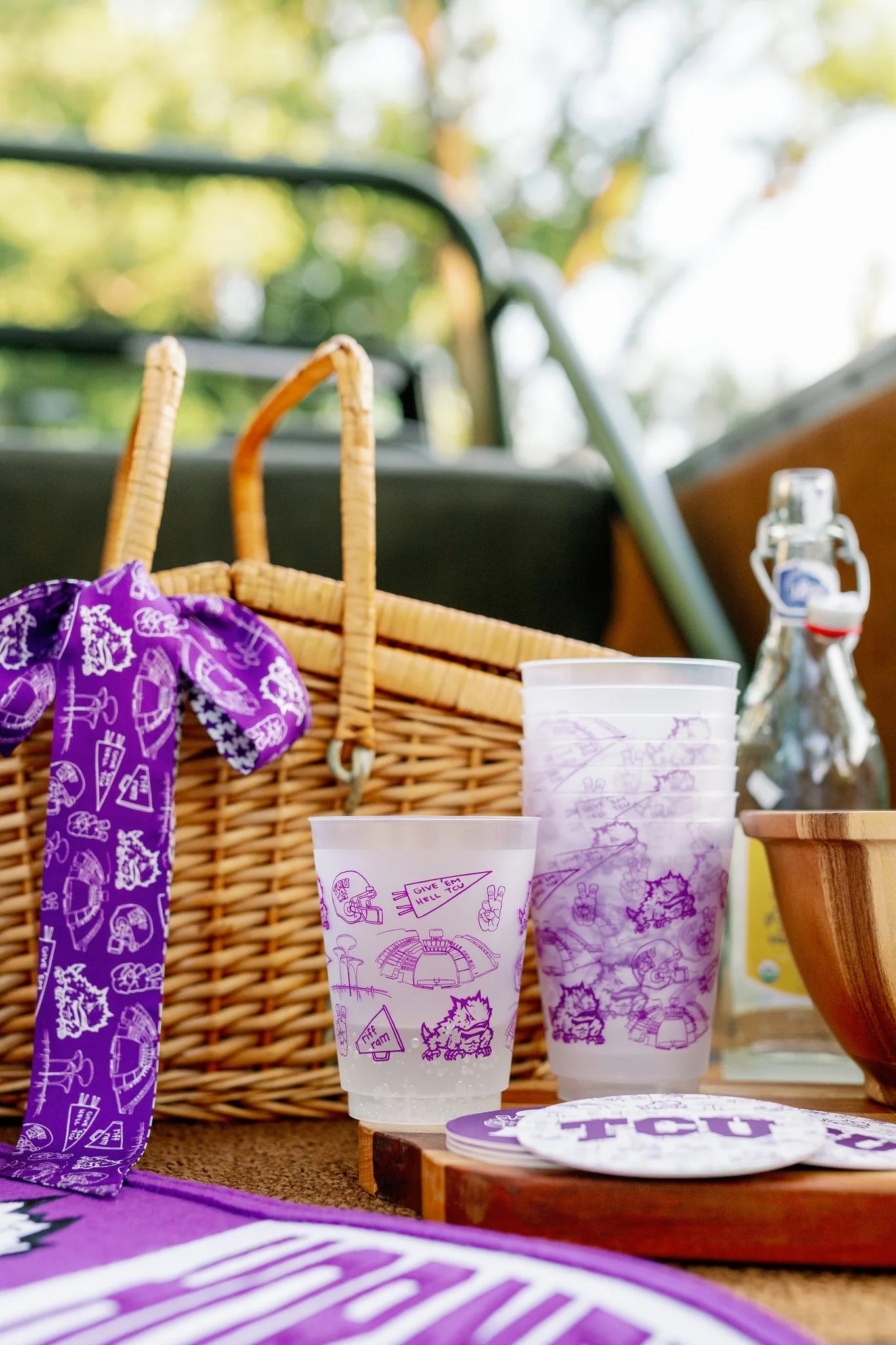 TCU Shatterproof Cups - Set of 8
