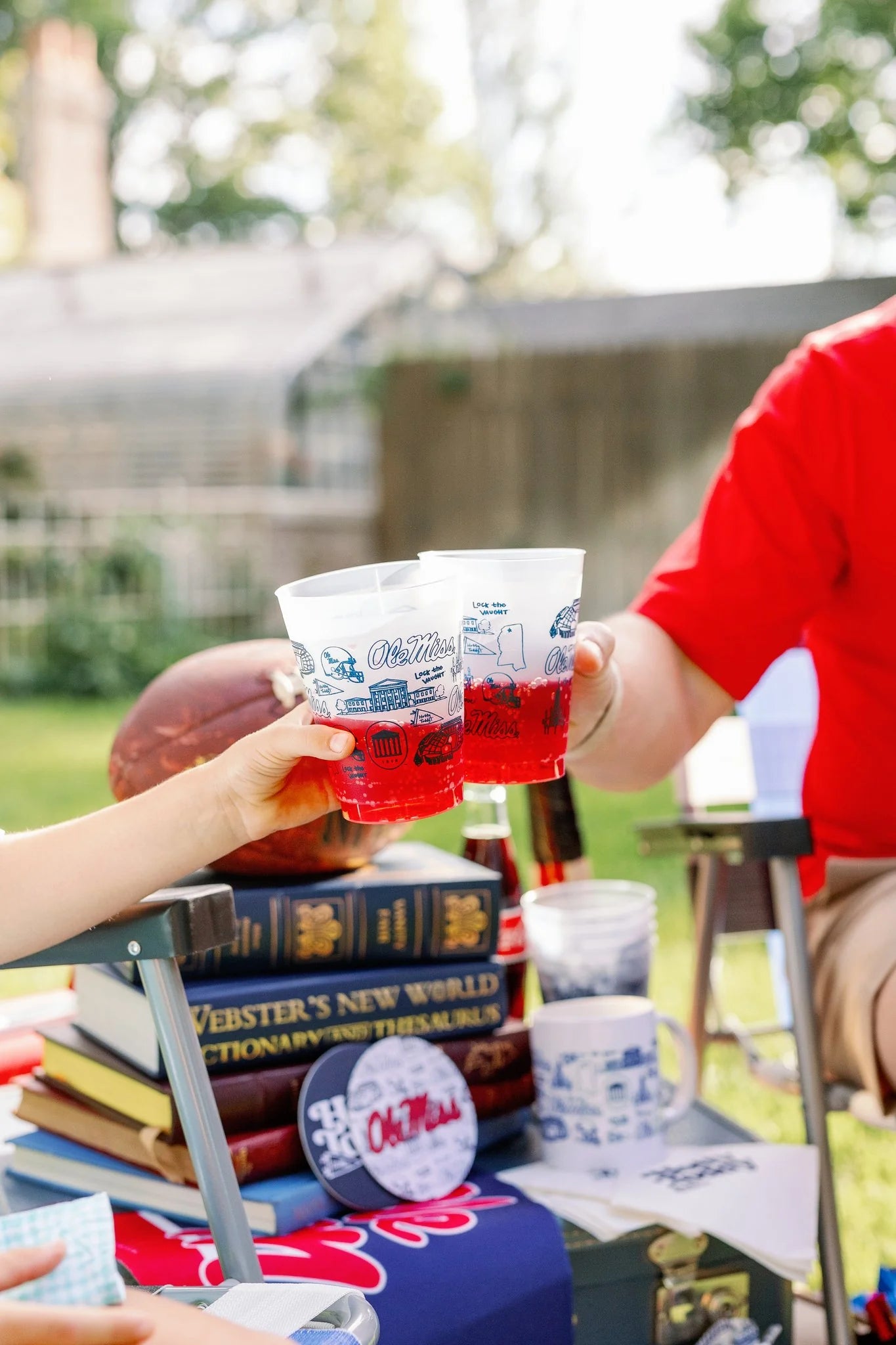 Ole Miss Shatterproof Cups - Set of 8
