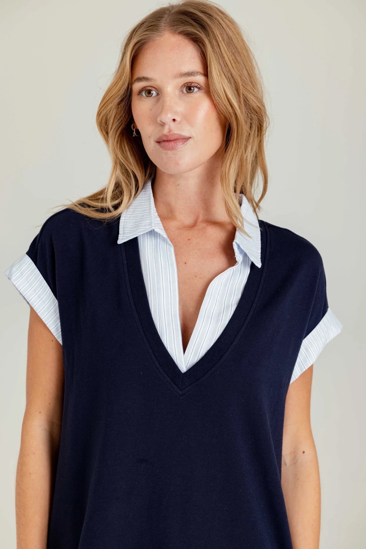 Elenor Dress - Navy