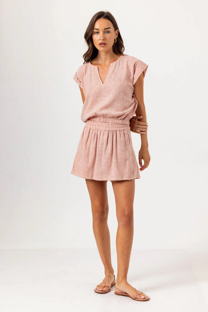 Weave Lake Skort - Soft Blush