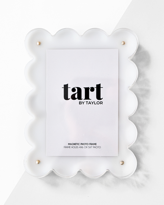 Tart By Taylor - WHITE ACRYLIC PICTURE FRAME