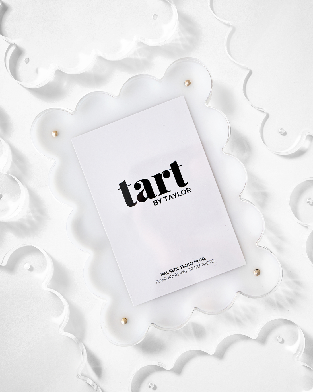 Tart By Taylor - WHITE ACRYLIC PICTURE FRAME