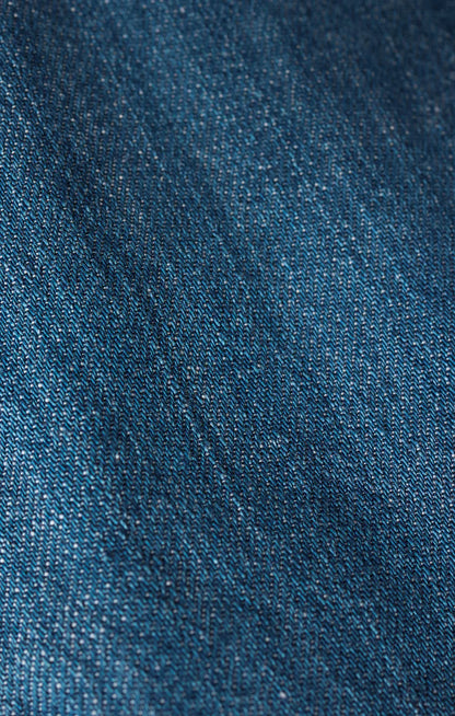 Angel Eyes Denim Mini Dress - Medium Indigo