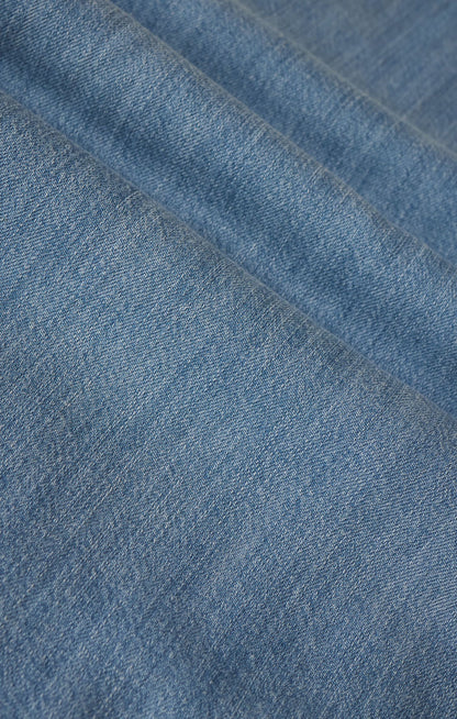 Napa Lightweight Denim Mini Dress - Shoreline