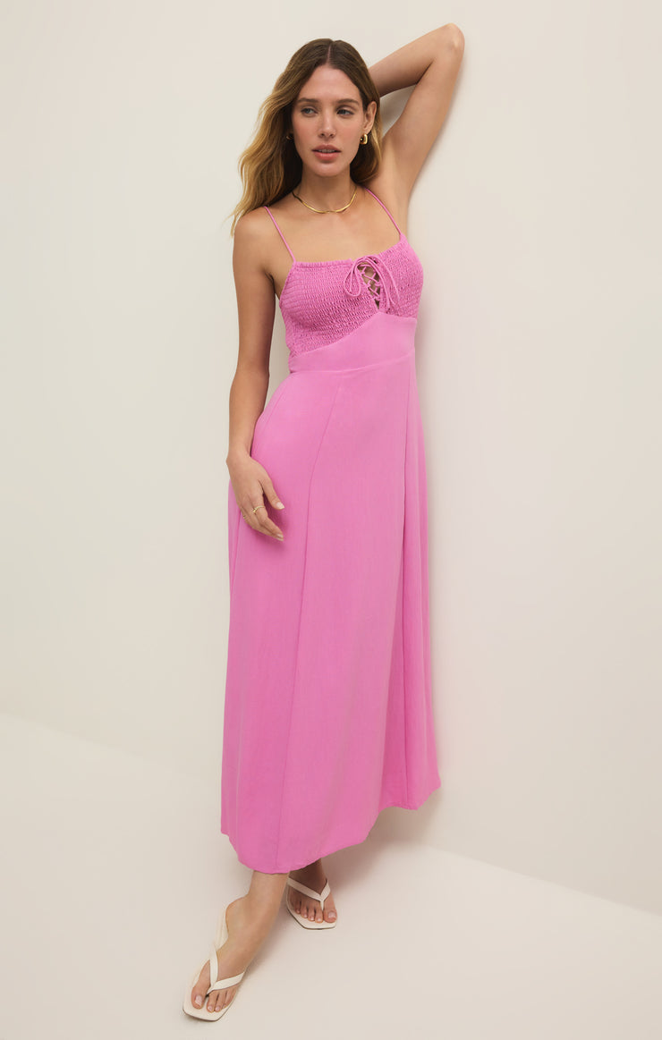 Granada Airy Maxi Dress - Spanish Rose