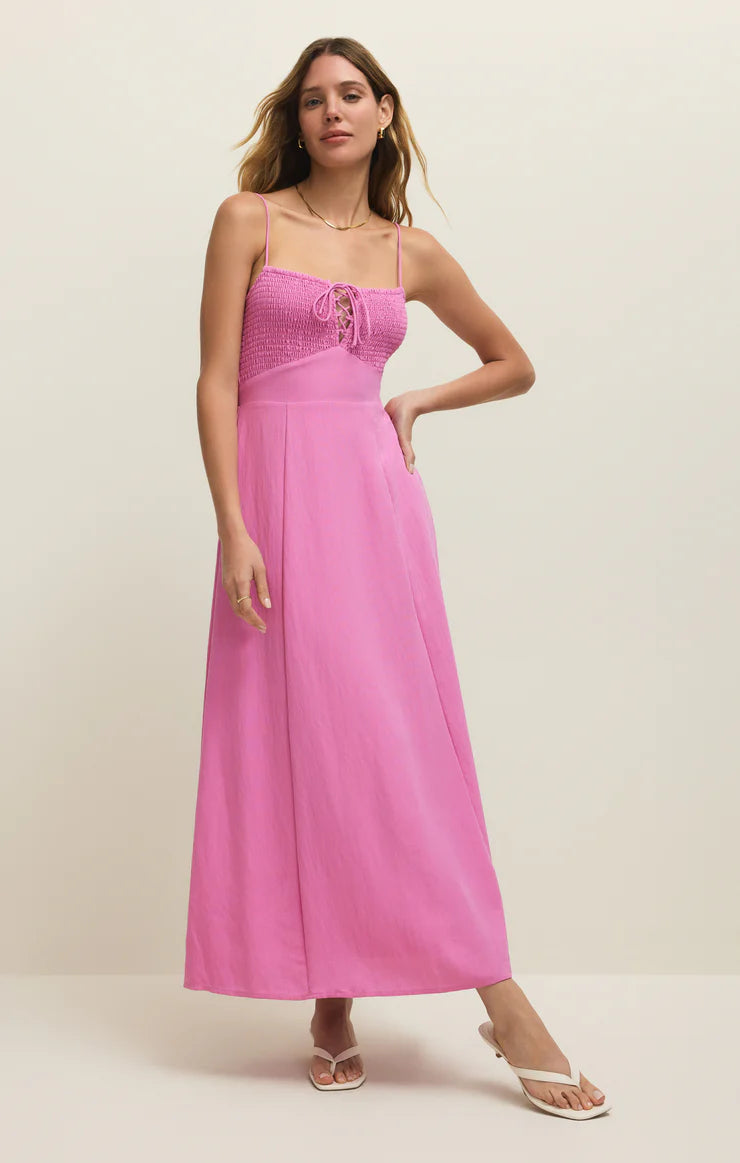 Granada Airy Maxi Dress - Spanish Rose