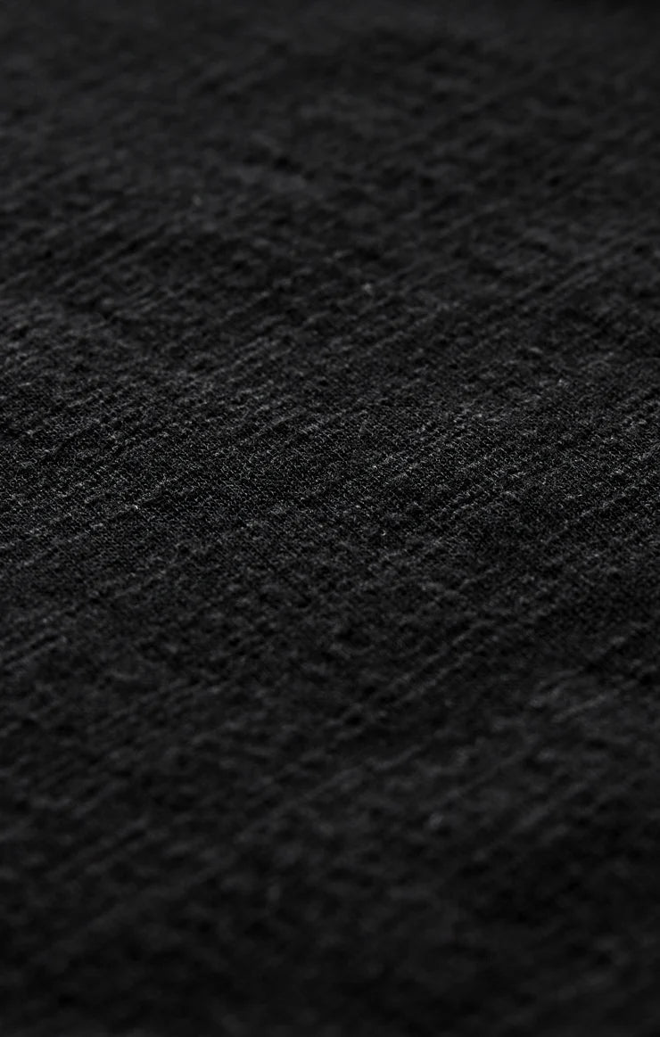 New Light Textured Mini Dress - Black