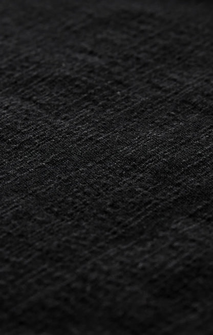 New Light Textured Mini Dress - Black