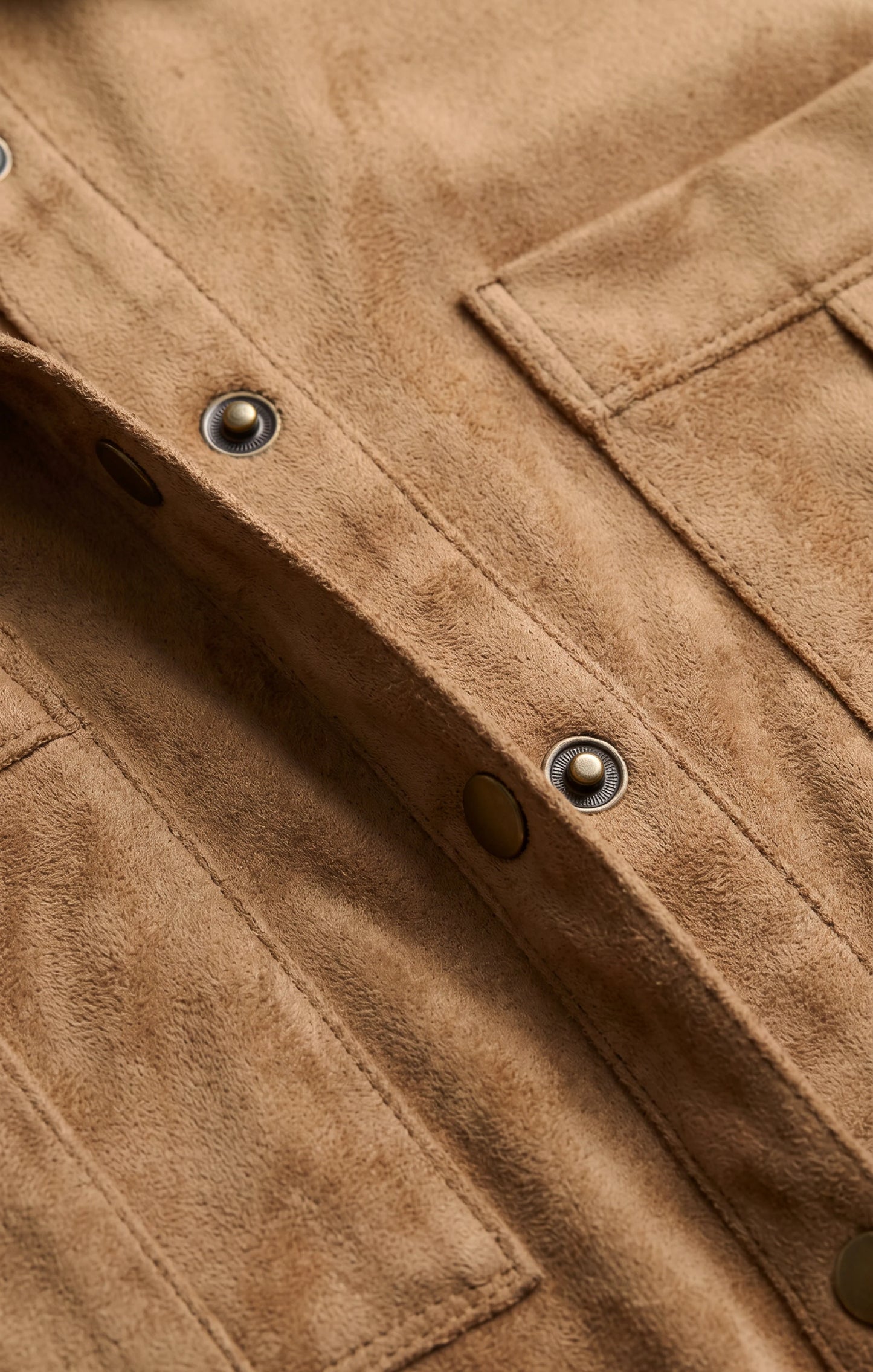 Leone Suede Mini Dress - Light Sand