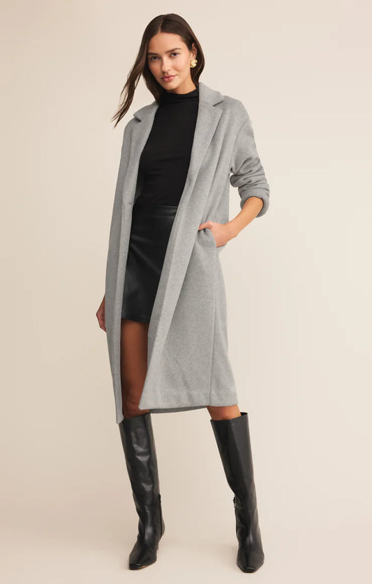 Mason Luxe Coat - Classic Heather Grey