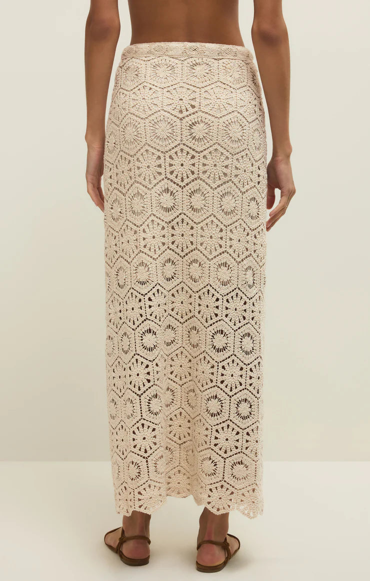 Raquel Lace Skirt - Natural