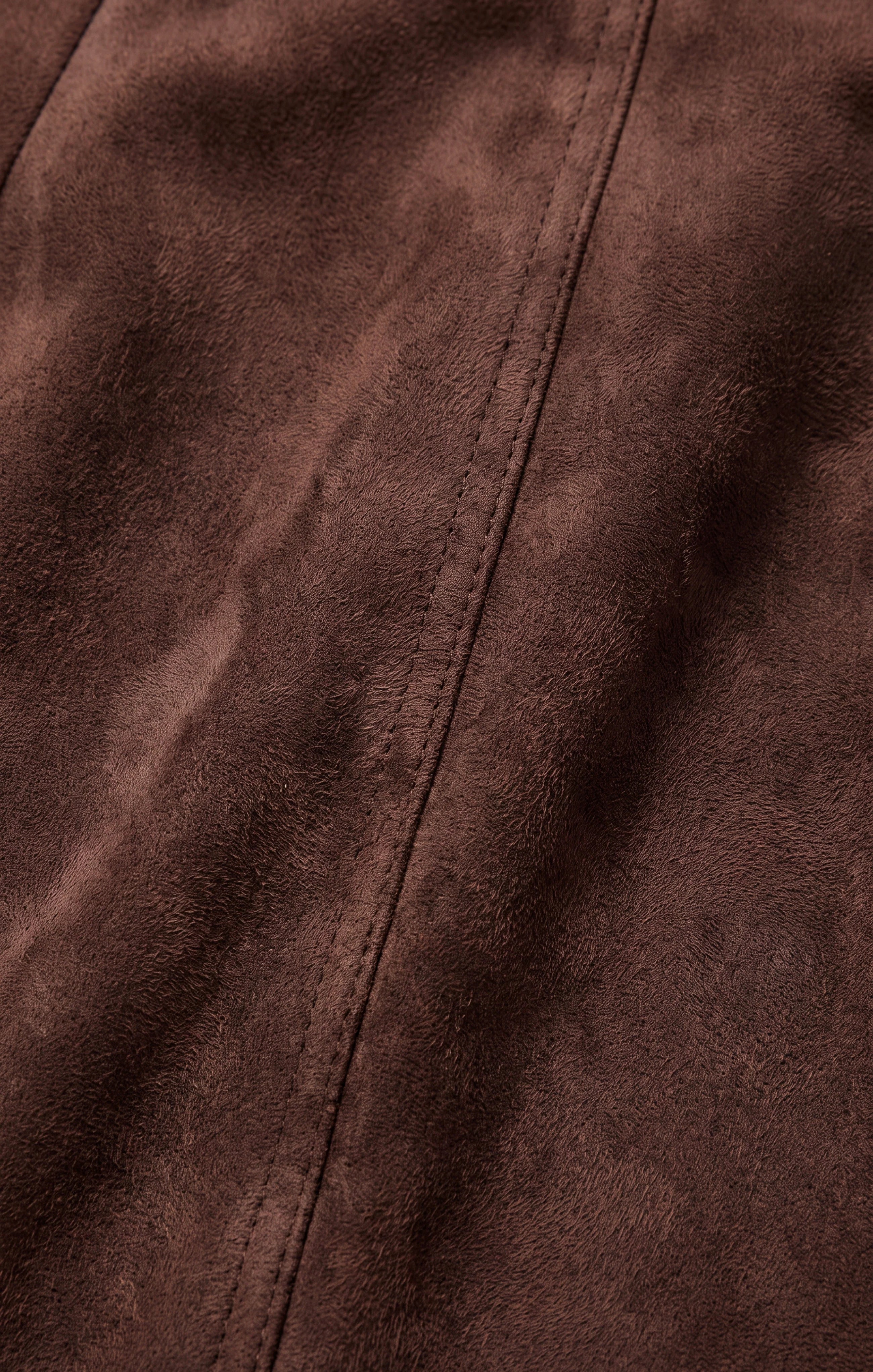 Perri Suede Mini Skirt - Dark Chocolate