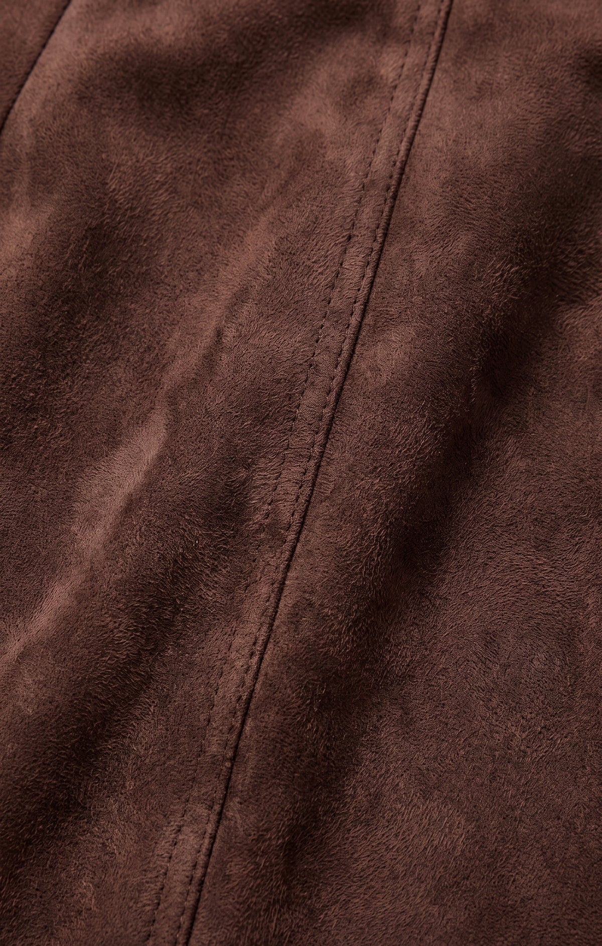 Perri Suede Mini Skirt - Dark Chocolate