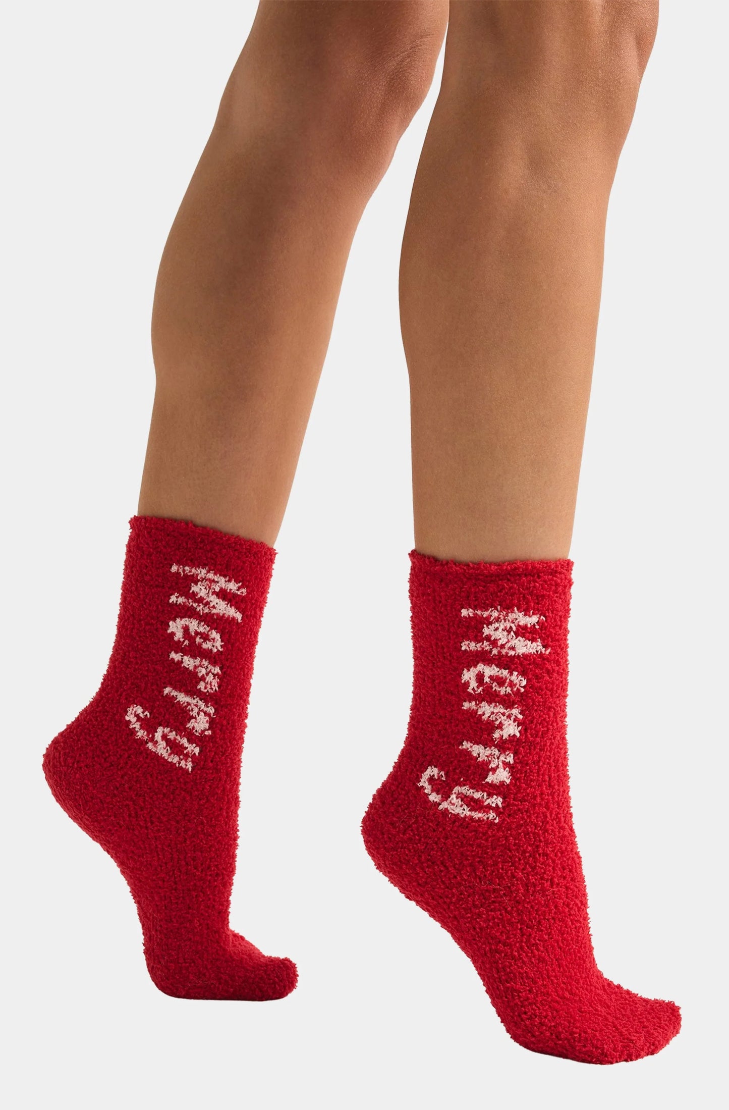 Z SUPPLY - Bright & Merry Sock 2-Pack - Haute Red