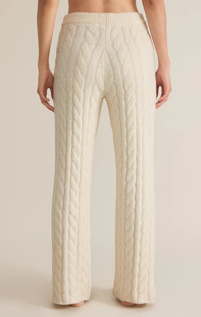 Z SUPPLY - Paige Cable Knit Pant - Sea Salt