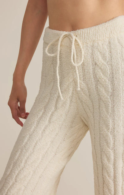 Z SUPPLY - Paige Cable Knit Pant - Sea Salt