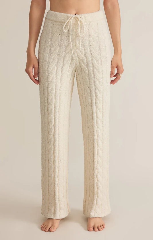 Z SUPPLY - Paige Cable Knit Pant - Sea Salt