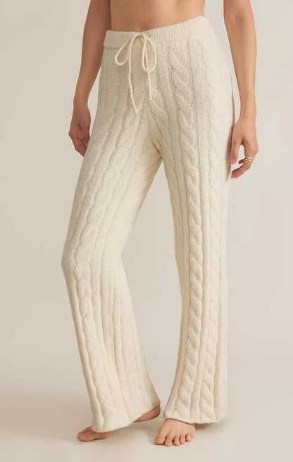 Z SUPPLY - Paige Cable Knit Pant - Sea Salt