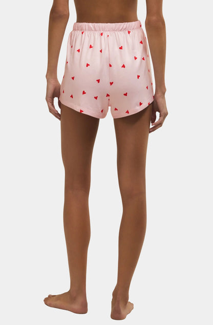 Love First Heart Short - Pink Marshmallow