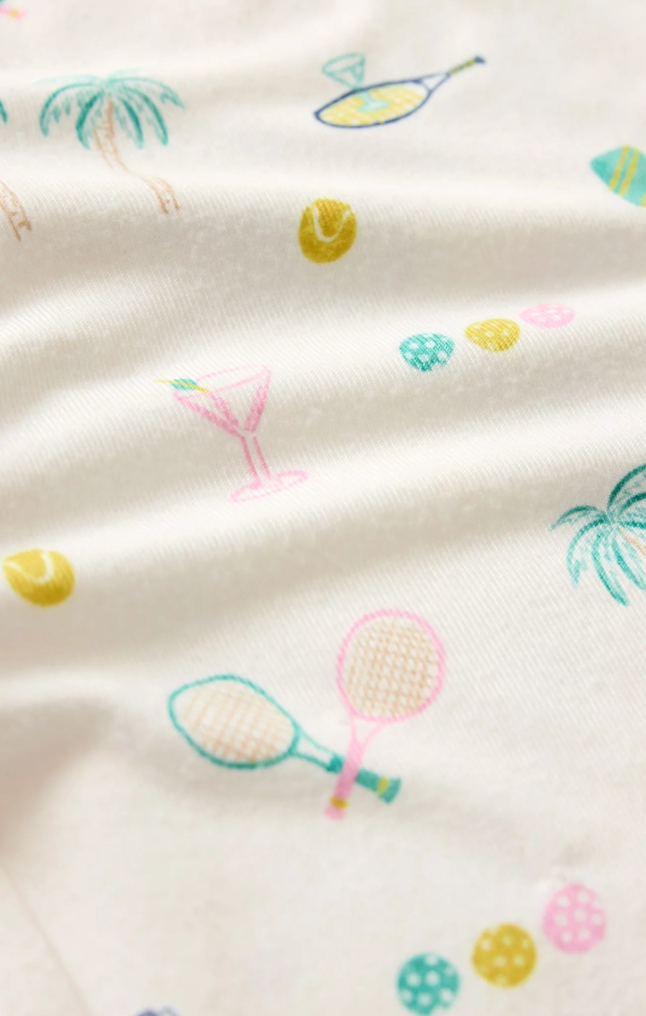Court Sports PJ Short - White