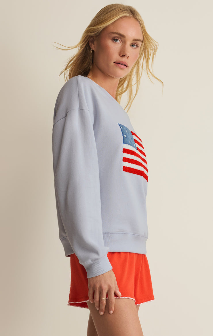 Free Time Sweatshirt - Hamptons Blue