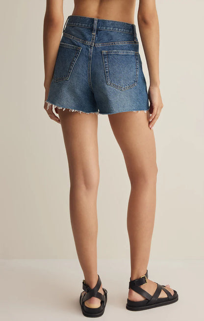 Alex Hi Rise Denim Short - Pismo