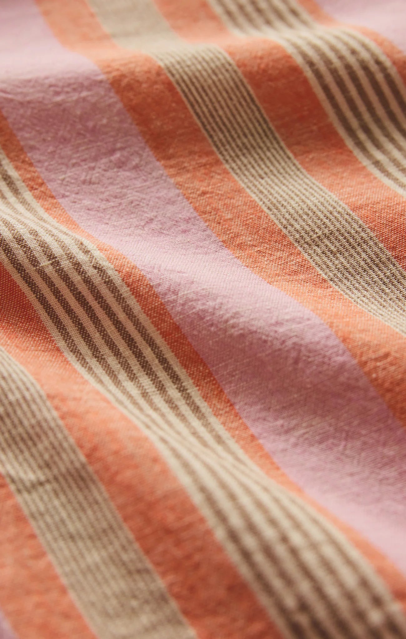 The Perfect Linen Striped Short - Tiger Lily