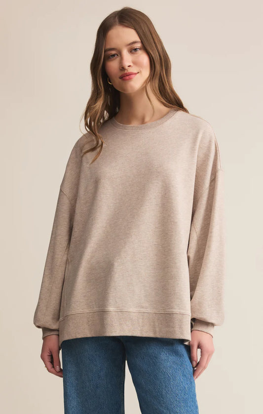 Modern Weekender Sweatshirt - Natural Heather