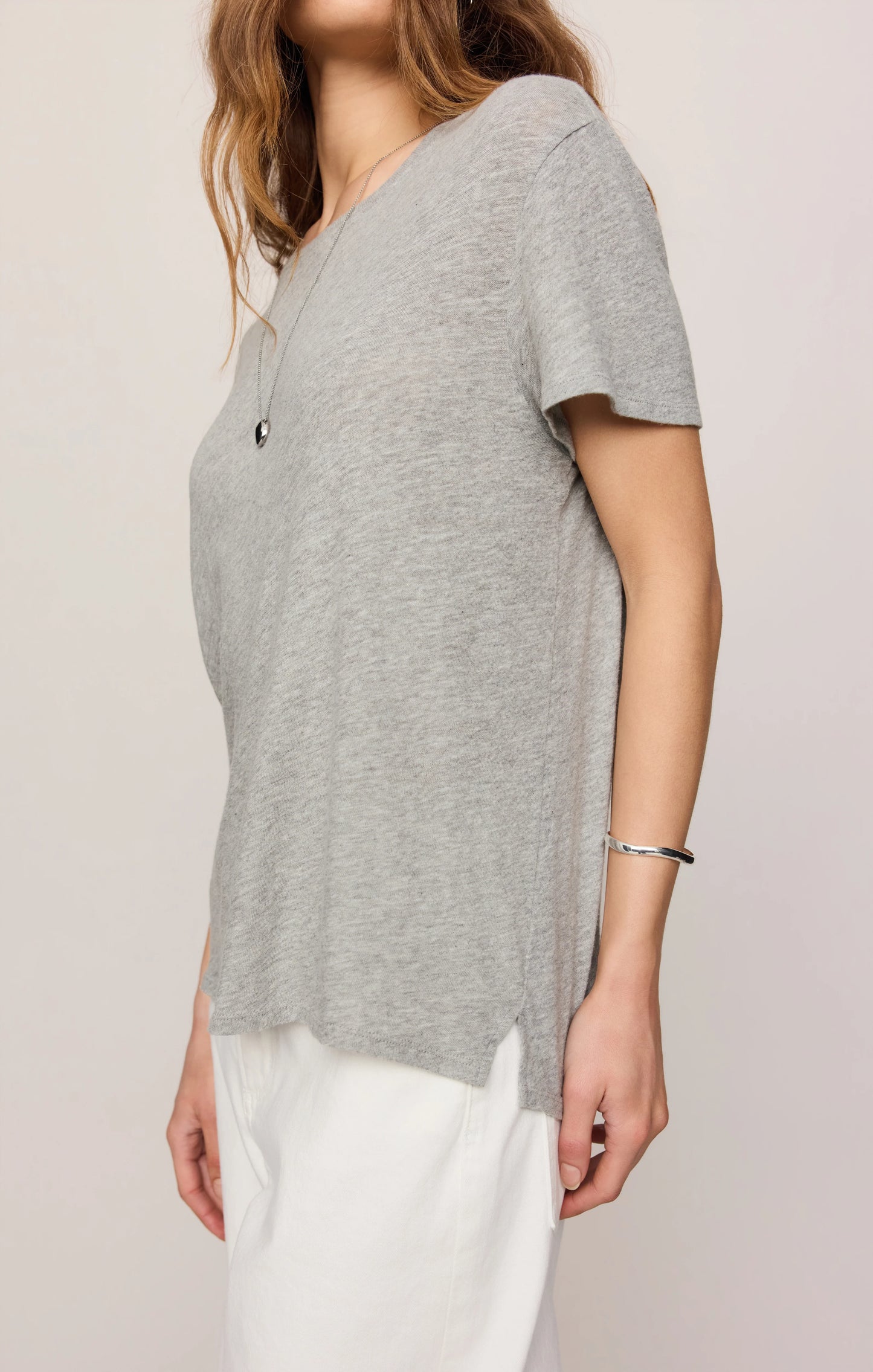 Foundation Slub Tee - Classic Heather Grey