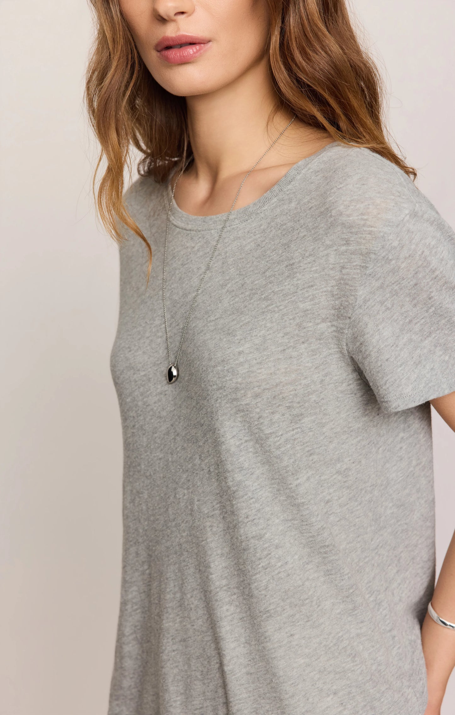Foundation Slub Tee - Classic Heather Grey