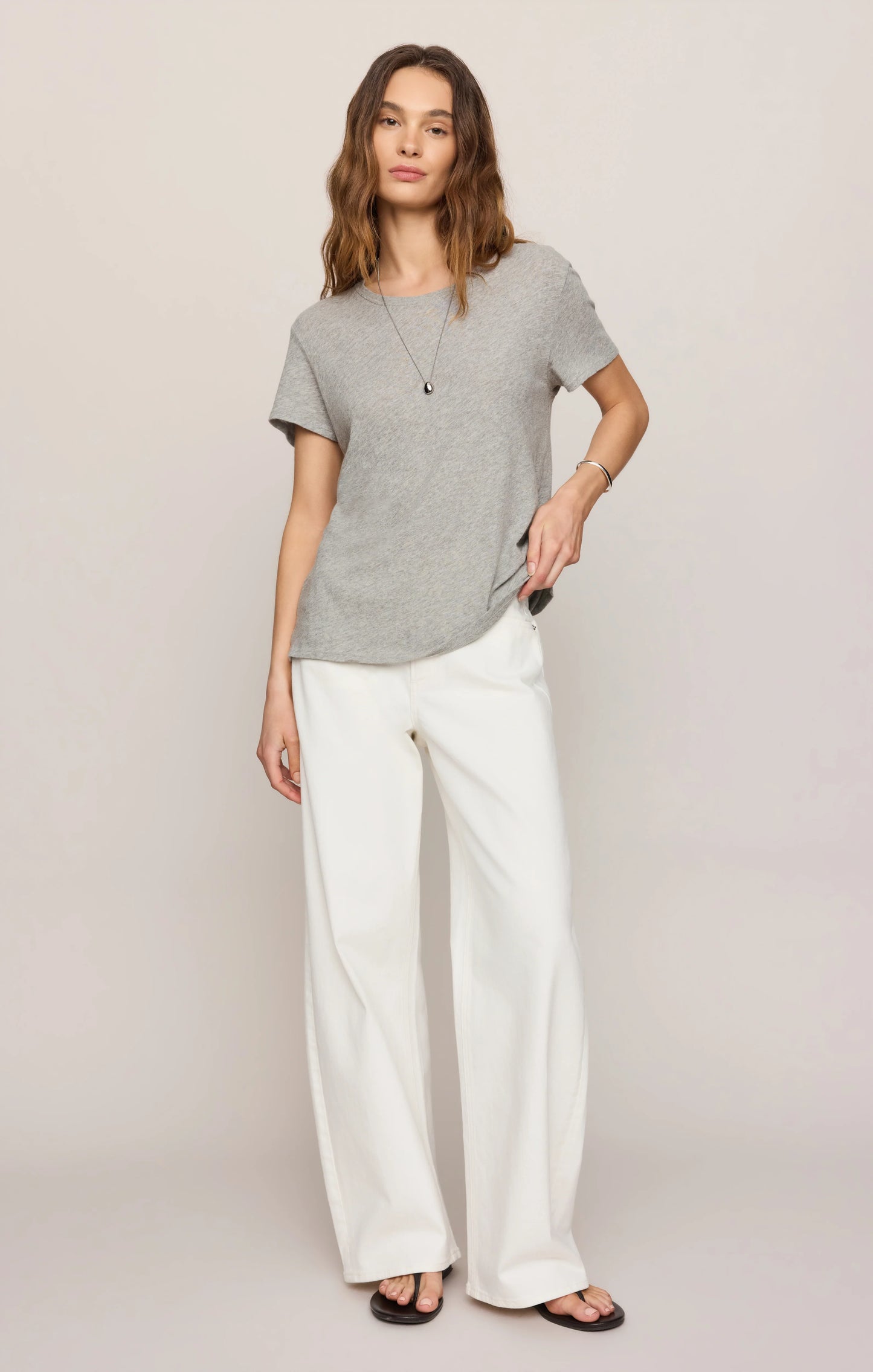 Foundation Slub Tee - Classic Heather Grey