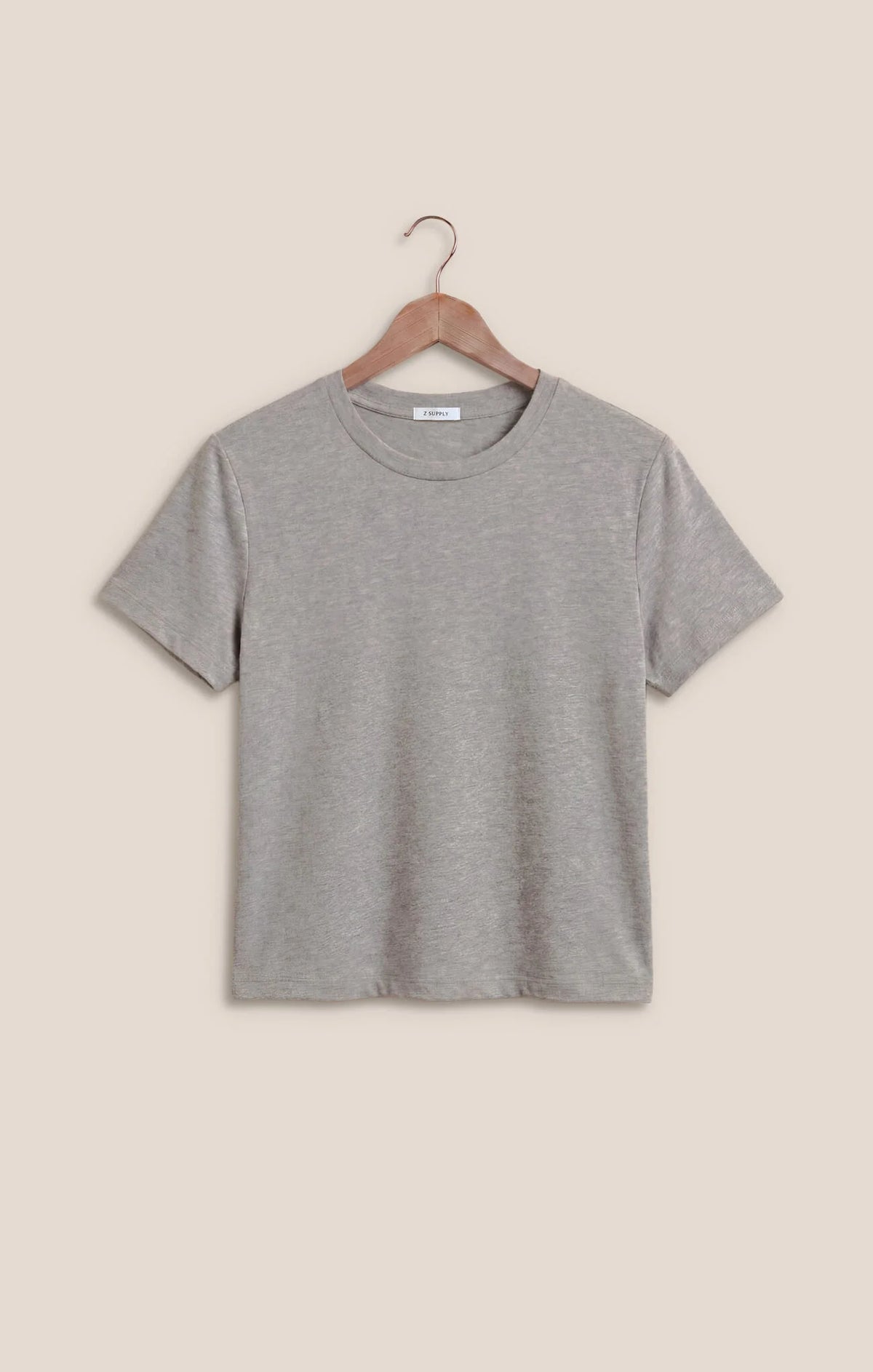 Tourist Airy Knit Jersey Tee - Classic Heather Grey