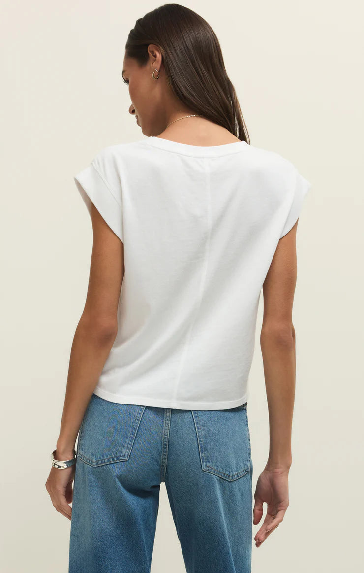 Camino Cotton Jersey Tee - White