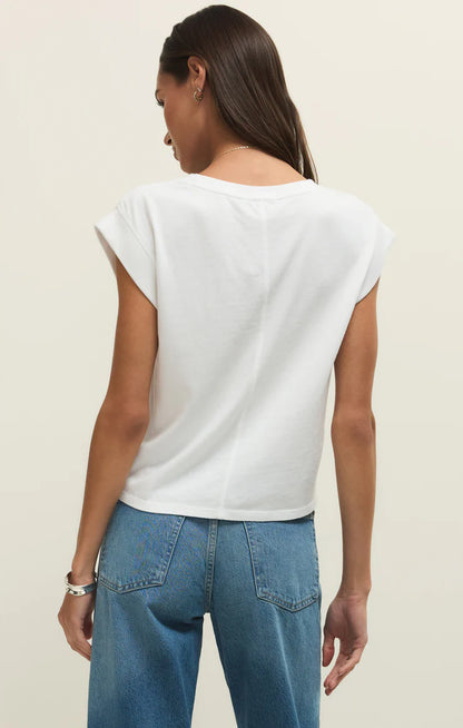 Camino Cotton Jersey Tee - White