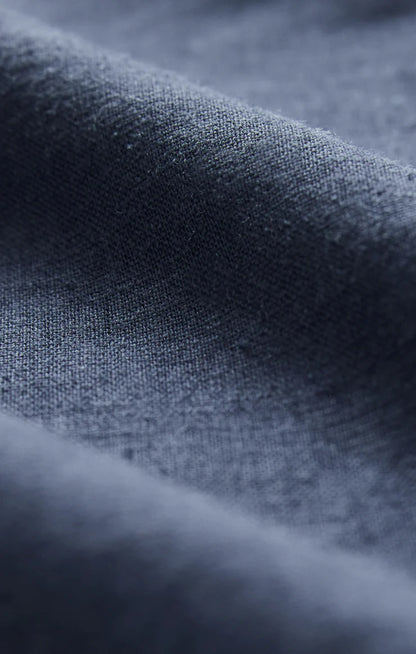 Sloane Linen Cropped Top - Vintage Indigo