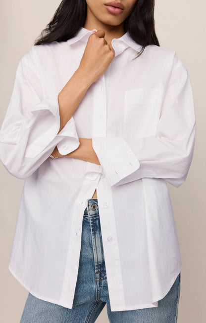 The Gallery Button Up - White