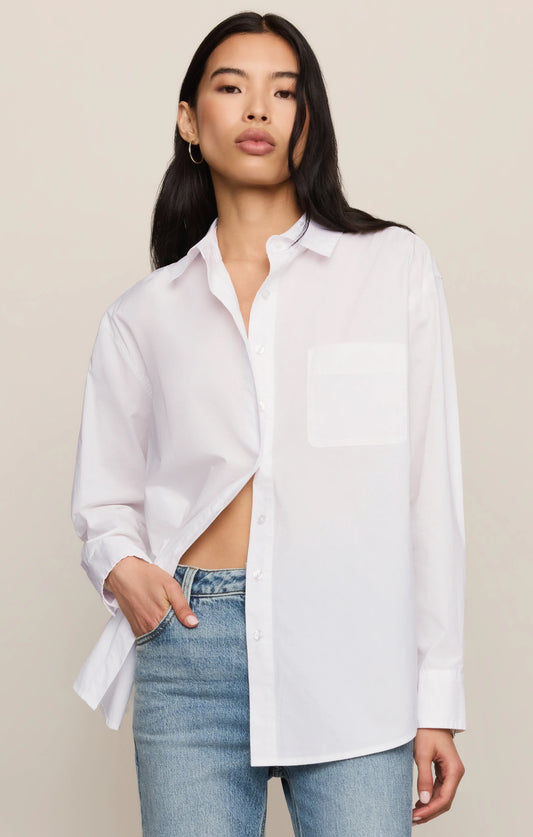 The Gallery Button Up - White